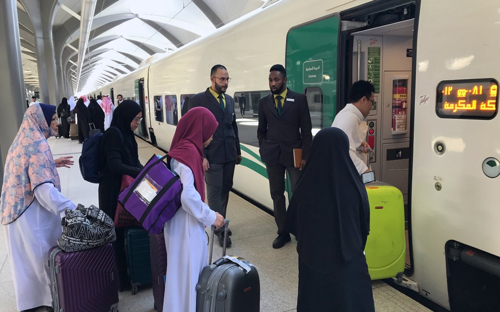 امتعة حجز قطار الحرمين