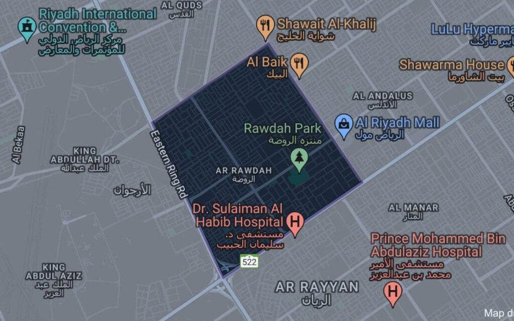 Al Rawdah neighborhood in Riyadh