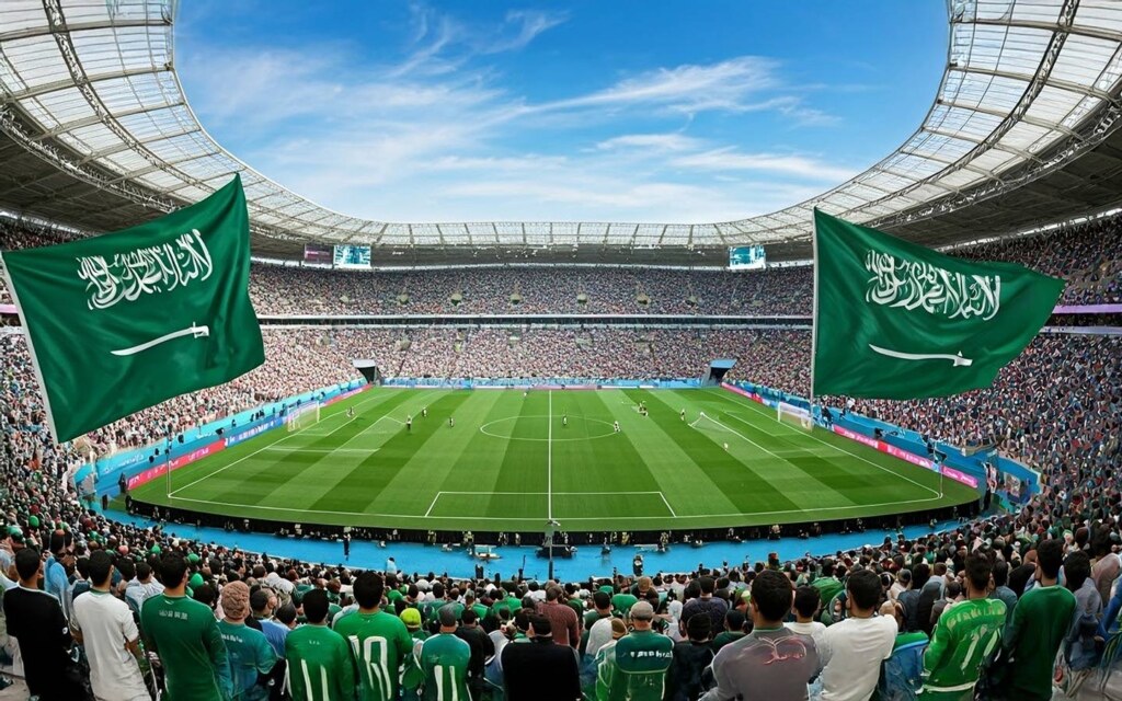 ملعب روشن في السعودية