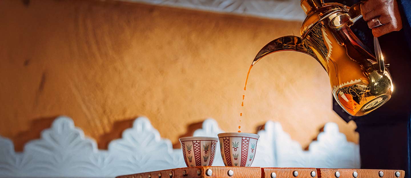 قهوة نواة تمر البياض