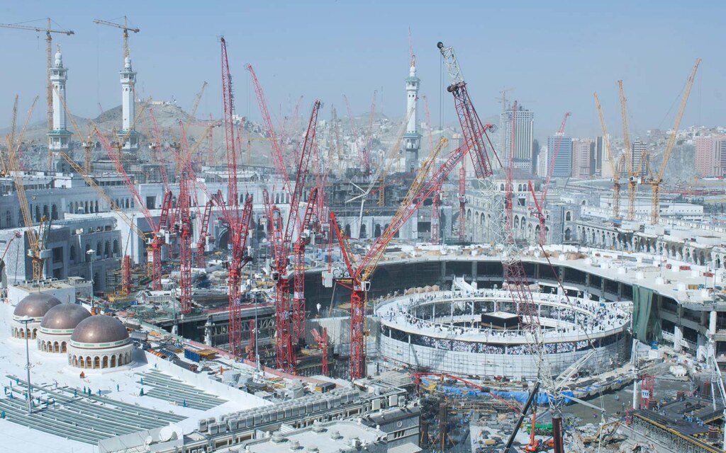 قطاع البناء والتشييد في مكة
