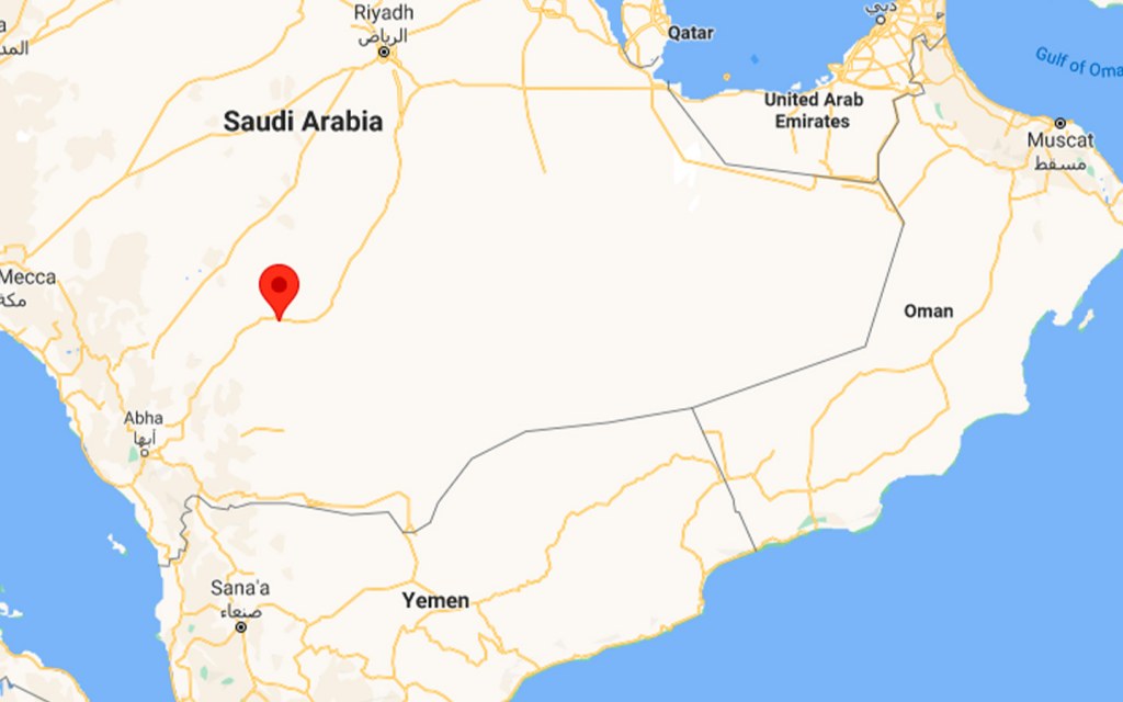 Where Wadi Al Dawasir is Located?