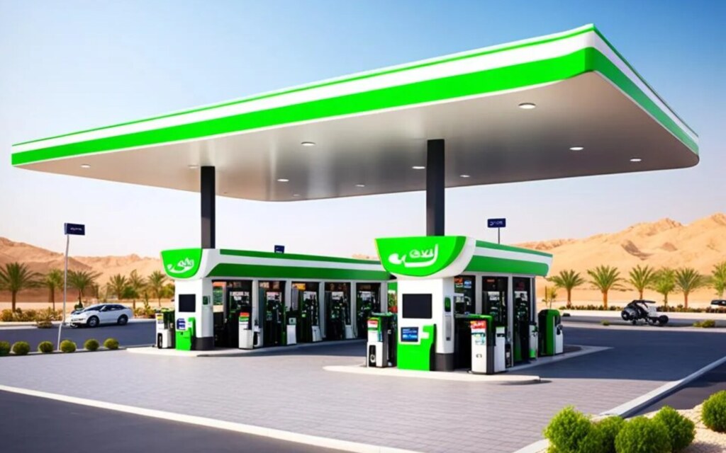 محطة بنزين في السعودية