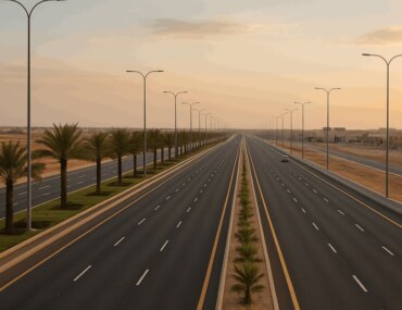 مشروع طريق الملك عبدالله في بريدة