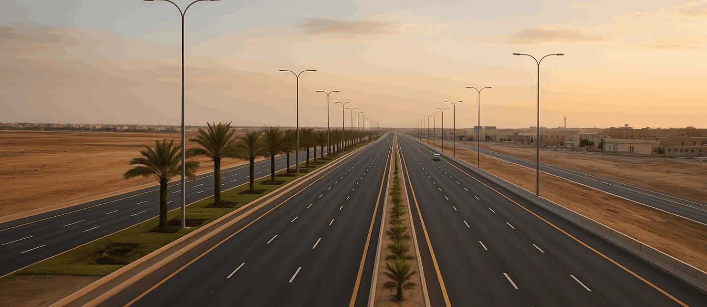 مشروع طريق الملك عبدالله في بريدة