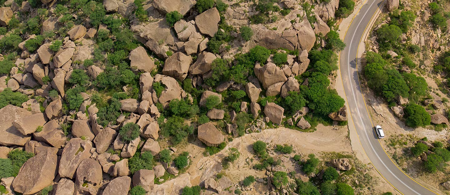 Road projects in Al Baha