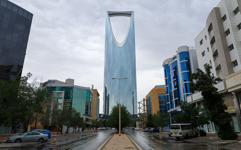 Checklist of business setup steps with icons for Commercial Investment in Saudi Arabia.