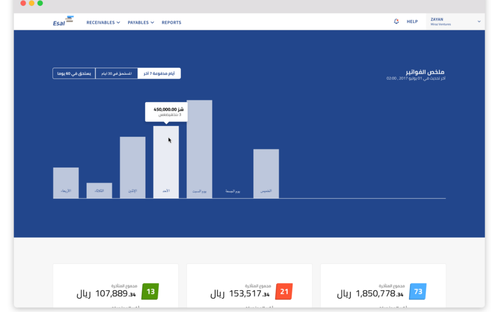 خدمات إيصال