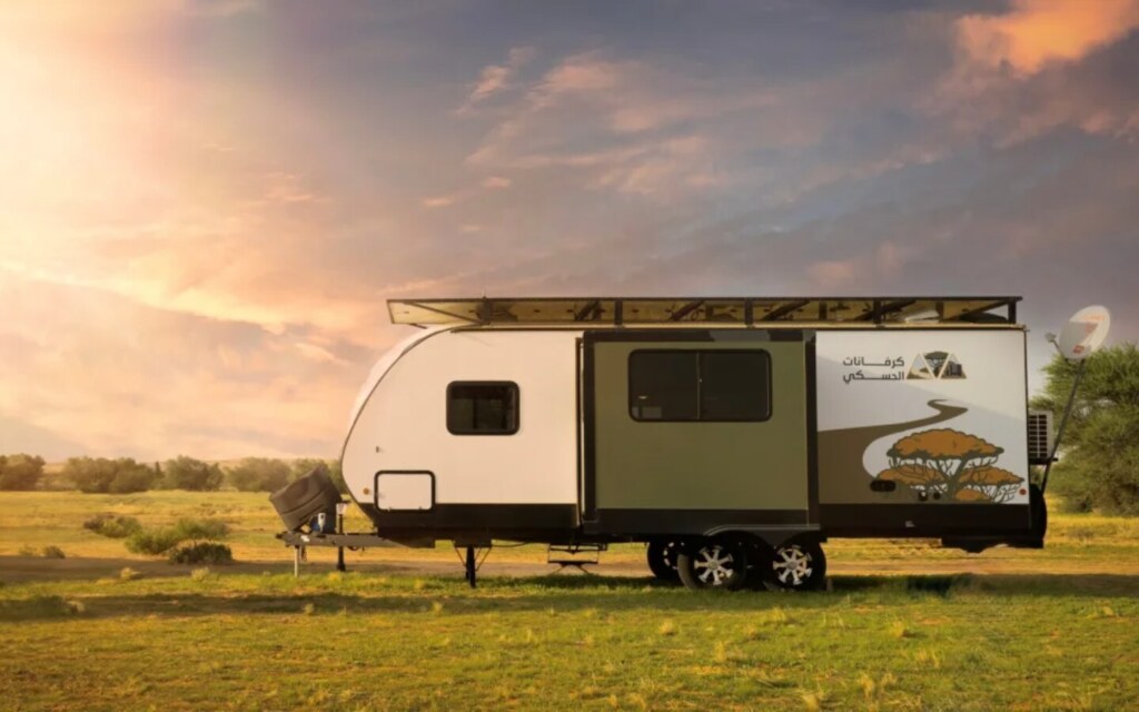 كرفانات في في محمية الإمام تركي بن عبد الله الملكية