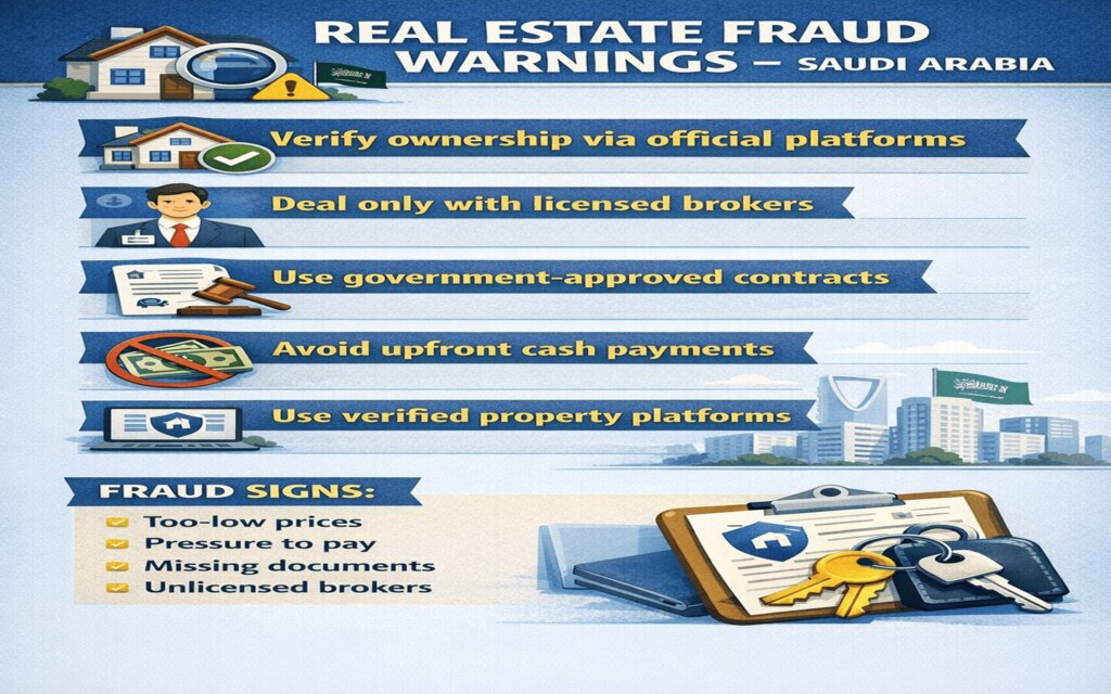Real estate fraud warnings in Saudi Arabia