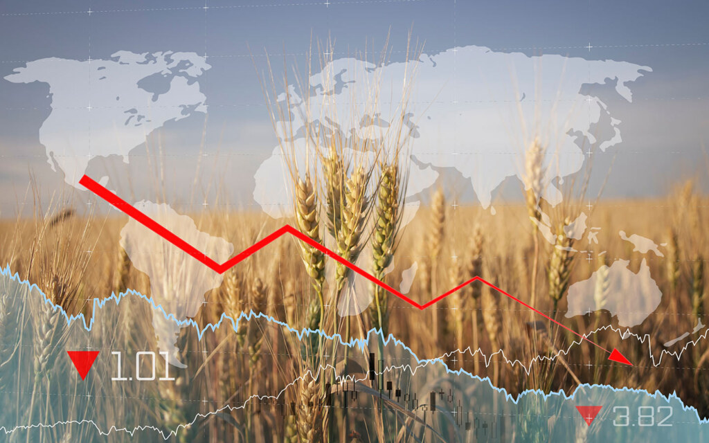 Illustration showing economic growth and progress under national development plans.
