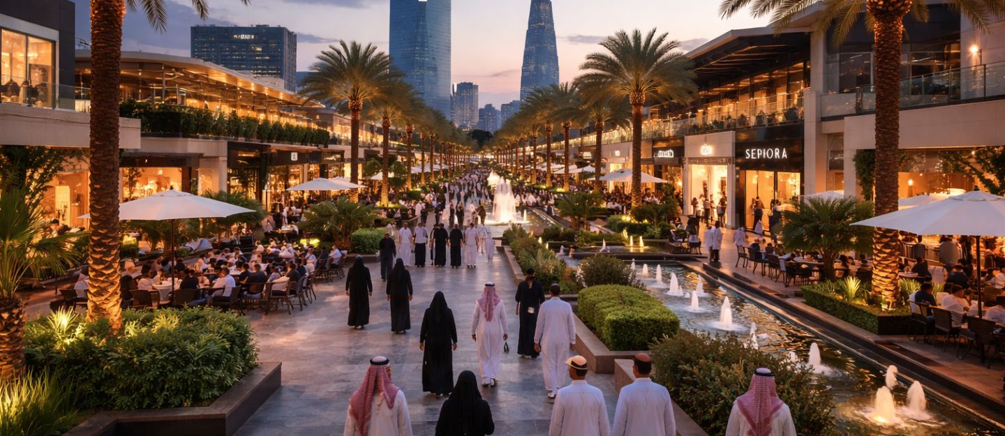 المجمعات المفتوحة في الرياض