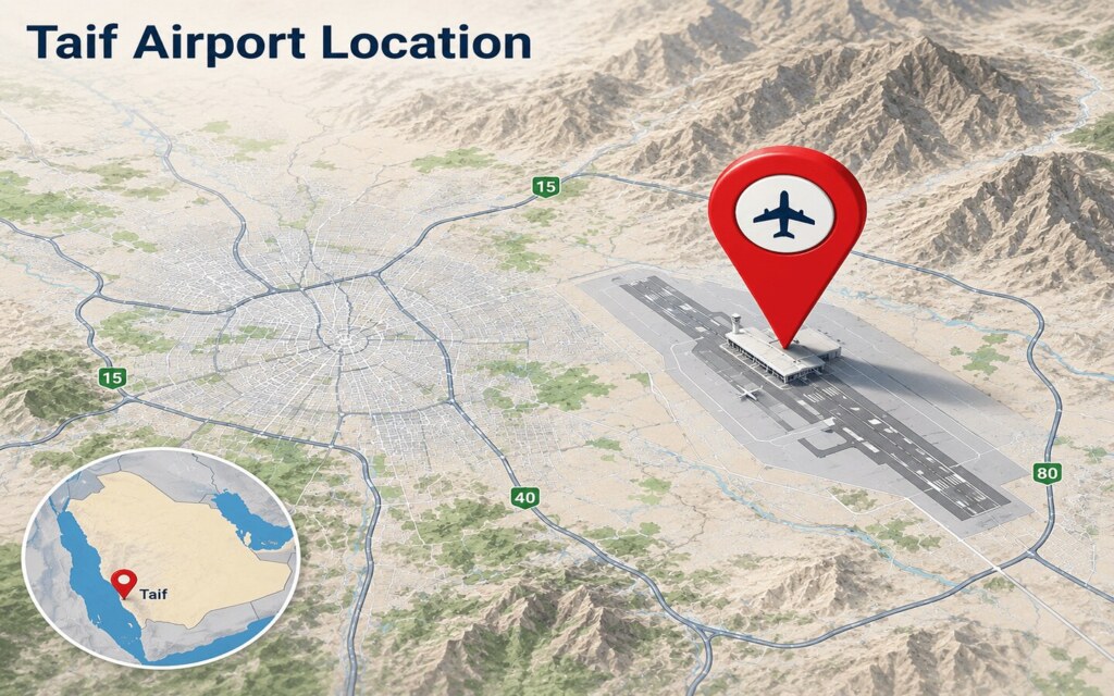 Taif Airport Location