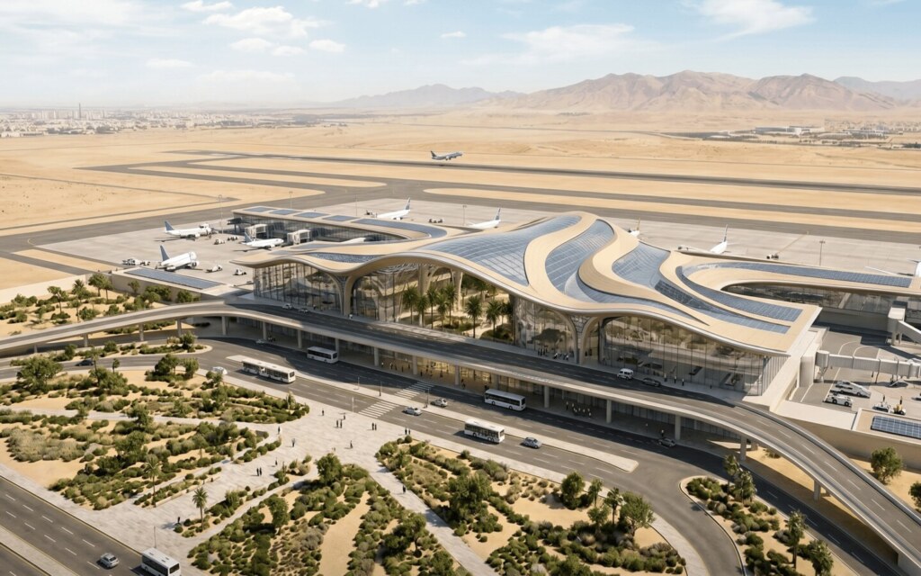 A new airport development project in Al Jouf
