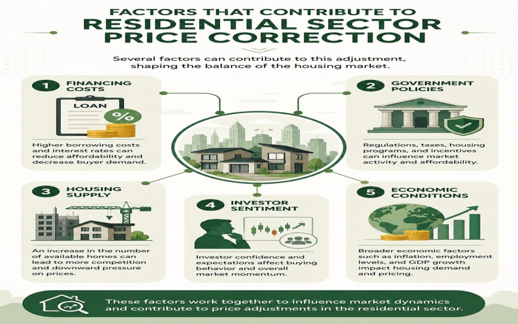 Factors Influencing Residential Sector Price Correction