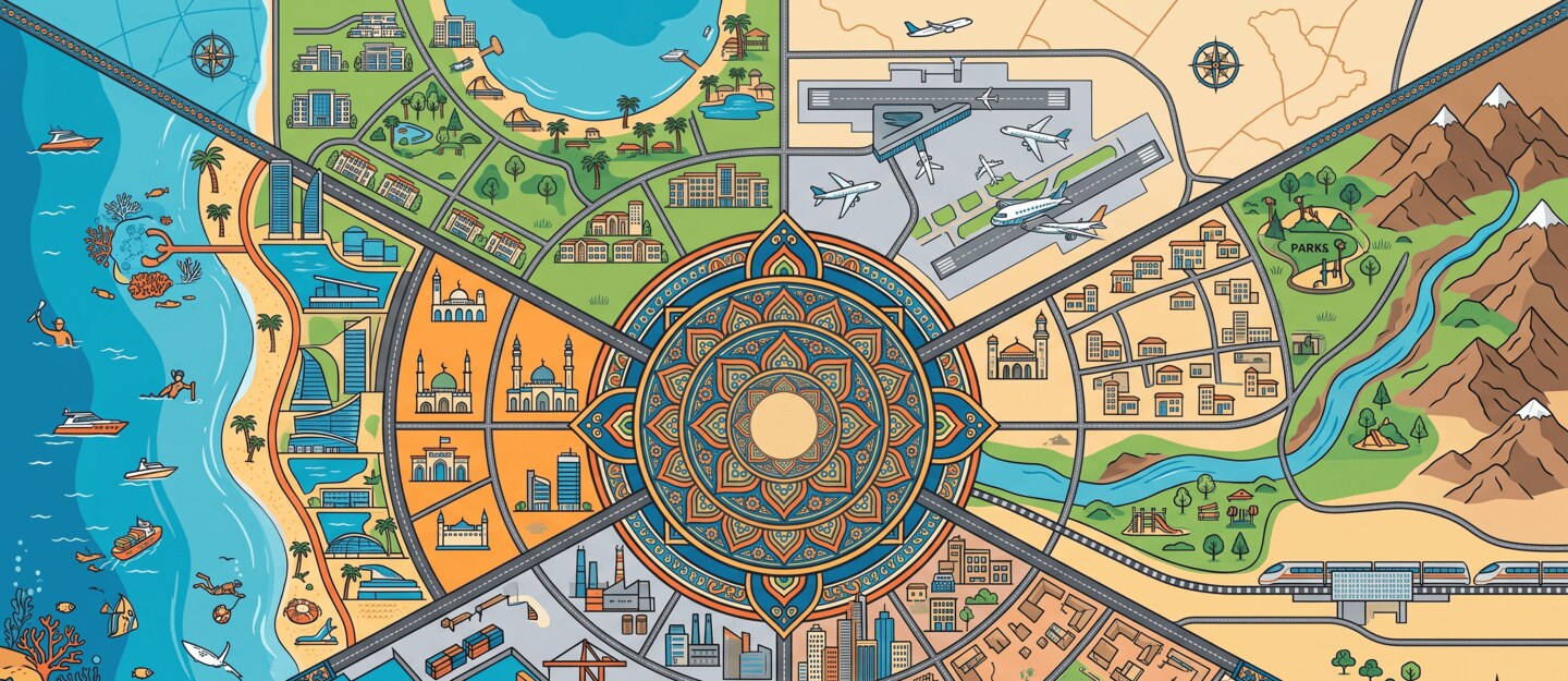 Geographic zones of Jeddah Governorate