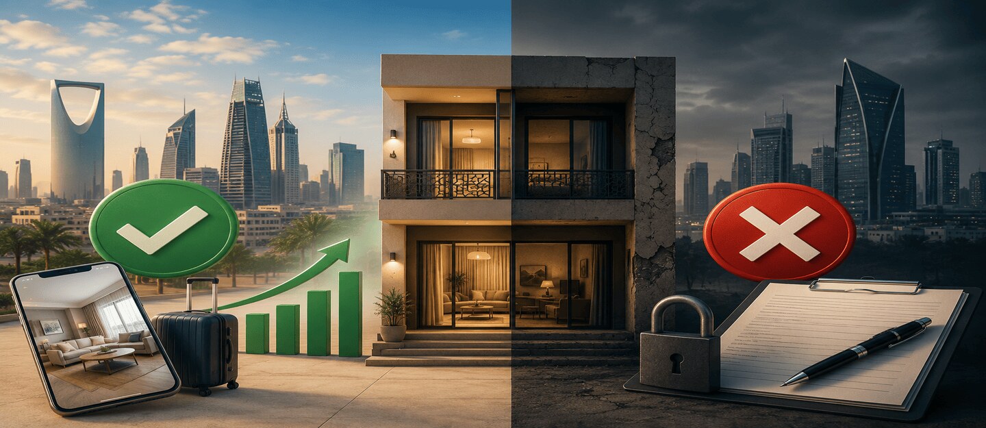 Advantages and Disadvantages of Daily Property Rentals in Saudi Arabia