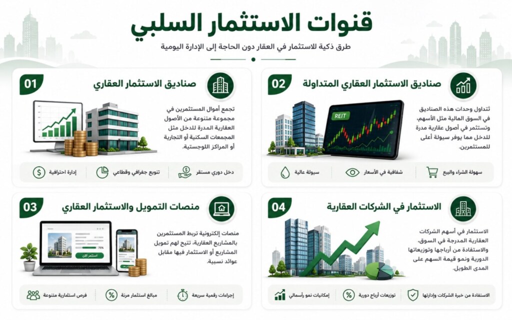 الاستثمار العقاري السلبي في السعودية