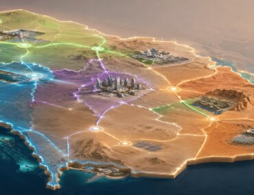 Geographic zone for giga - mega projects across the Kingdom of Saudi Arabia