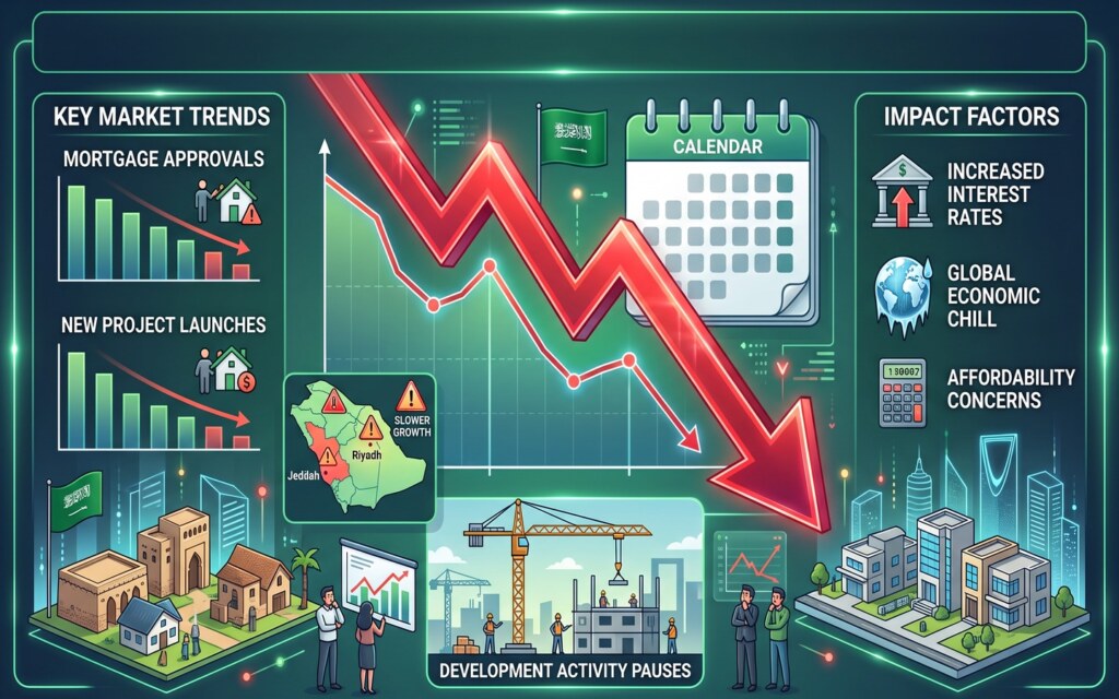 Saudi Residential Market Posts Sharp Slowdown in Q1 2026