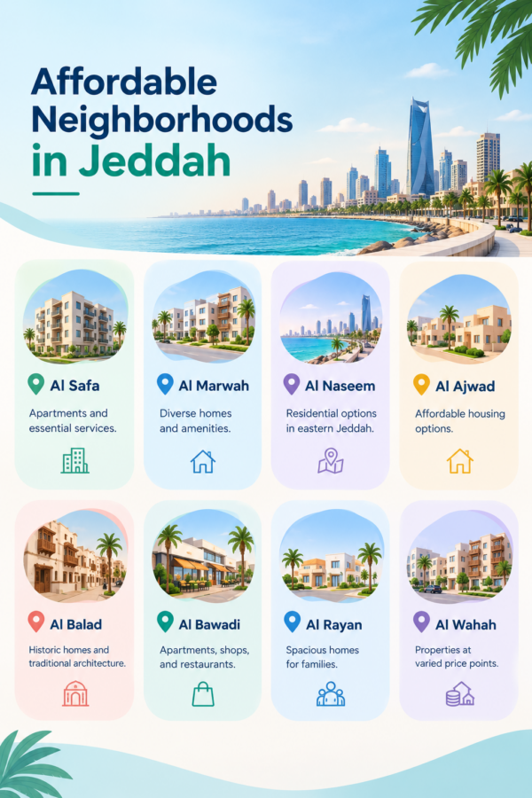 Affordable Neighborhoods in Jeddah