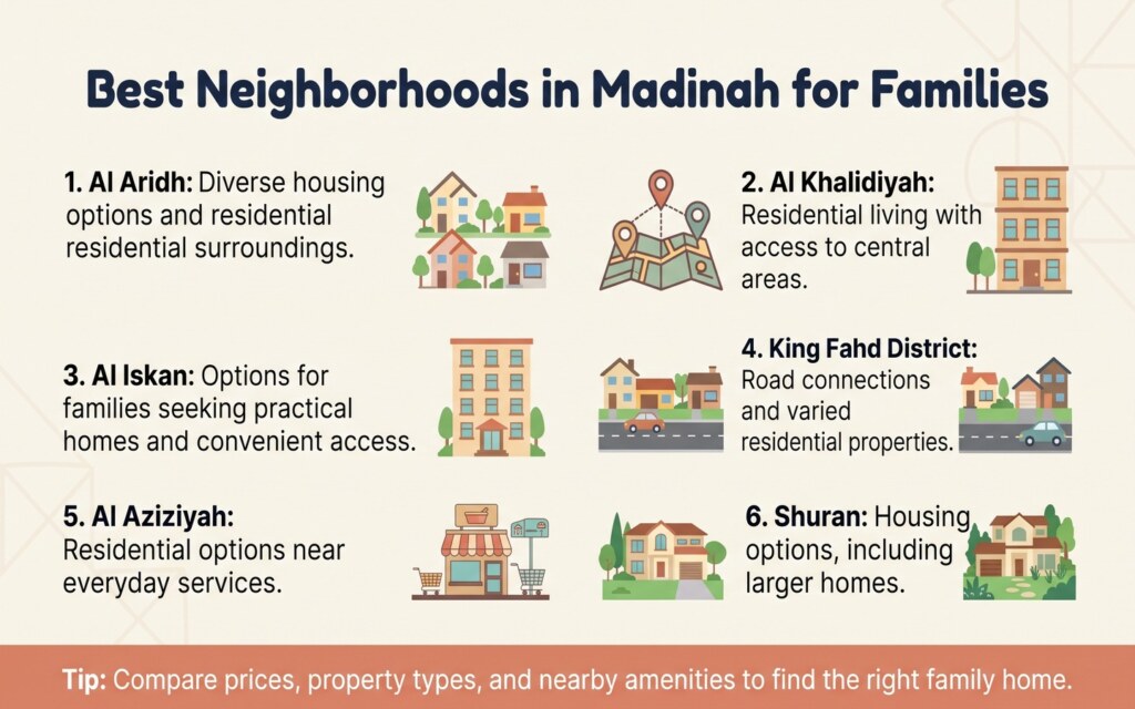 Best Neighborhoods in Madinah for Families