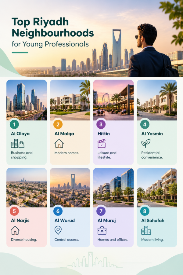 Best Neighborhoods in Riyadh for Young Professionals