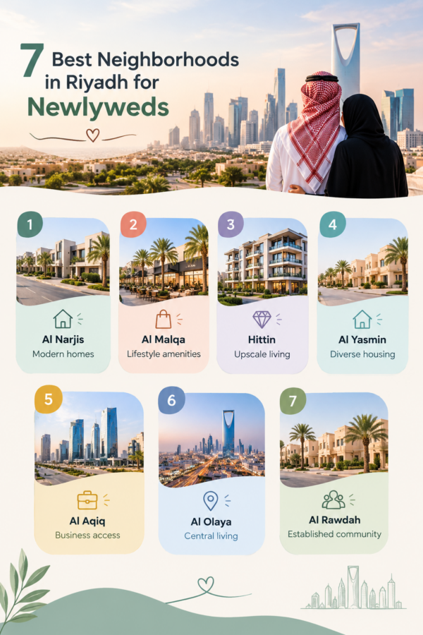 Best Neighborhoods in Riyadh for Newlyweds